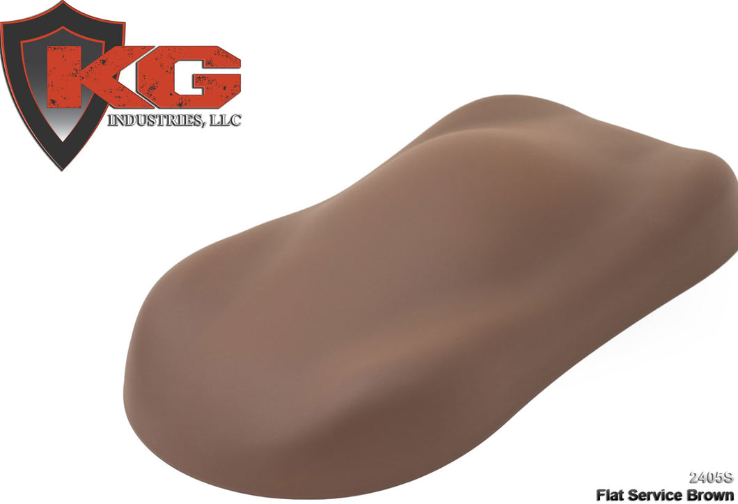 2405F Flat Service Brown